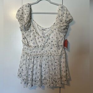 Arula Lace Babydoll Top